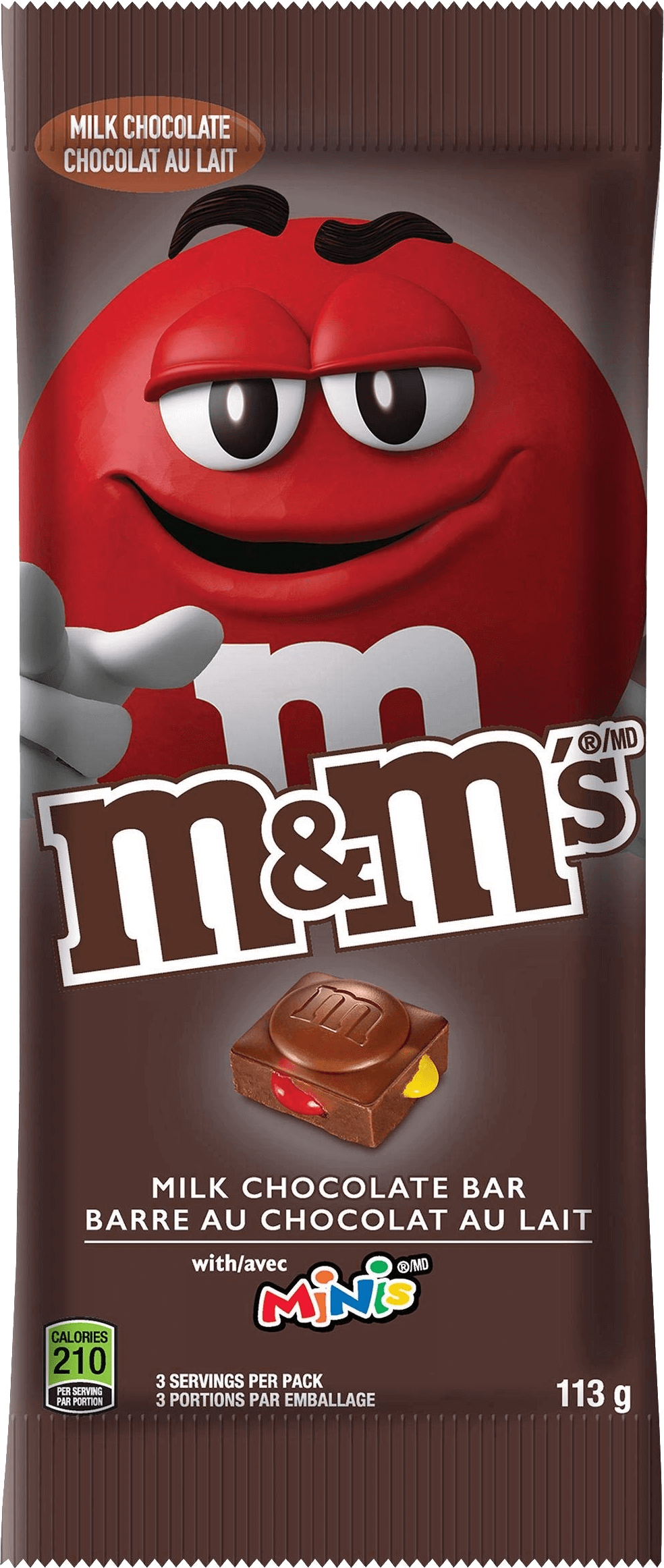 brown milk chocolate bar
