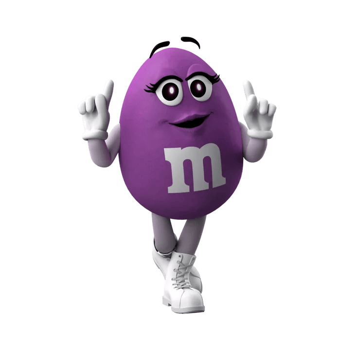 purple character