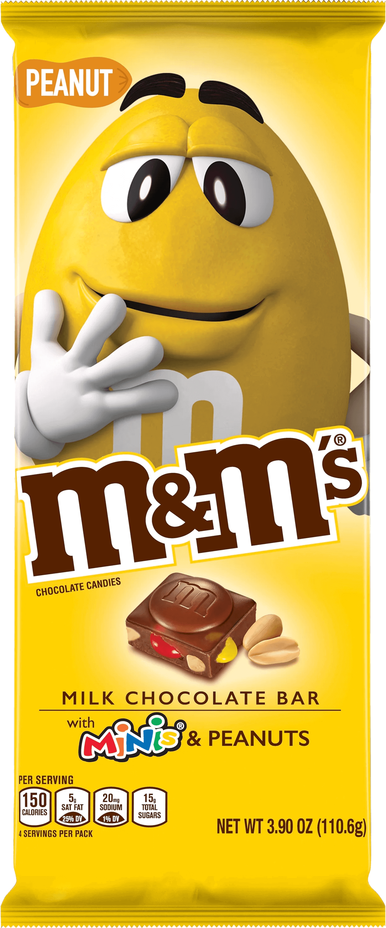 yellow milk chocolate bar